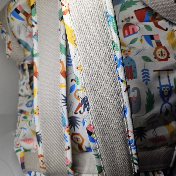 Kipling Diaper Bag Backpack with monkeys, jungle theme Bundle of Love rare - Picture 8 of 16